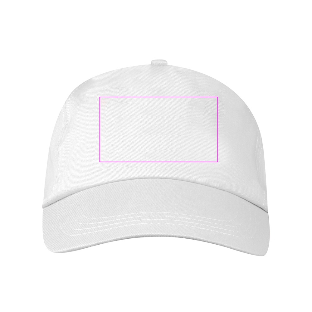 Cotton 5-panel baseball cap 170 g/m² MEGAN