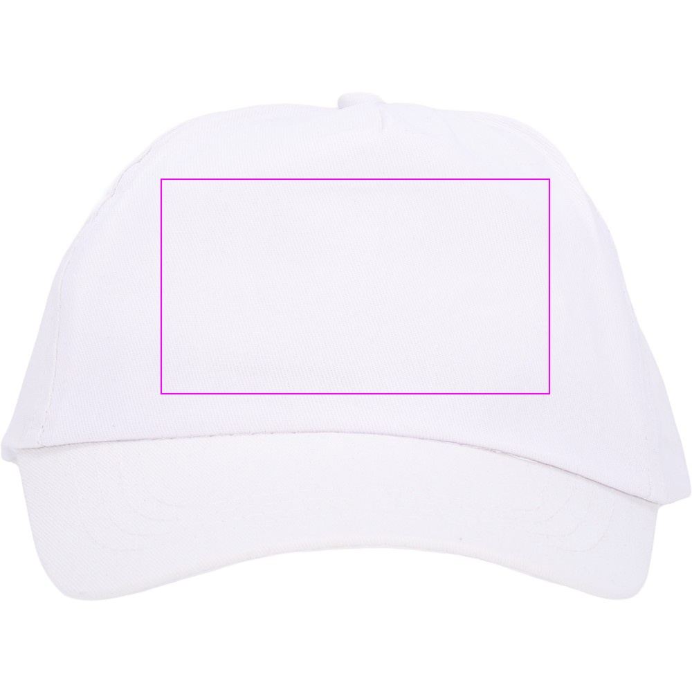 Cotton 5-panel baseball cap 170 g/m² MEGAN