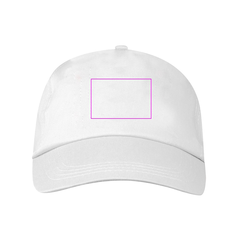 Cotton 5-panel baseball cap 170 g/m² MEGAN