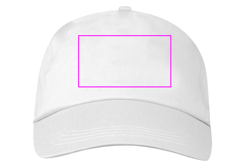 Cotton 5-panel baseball cap 170 g/m² MEGAN