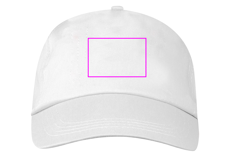 Cotton 5-panel baseball cap 170 g/m² MEGAN