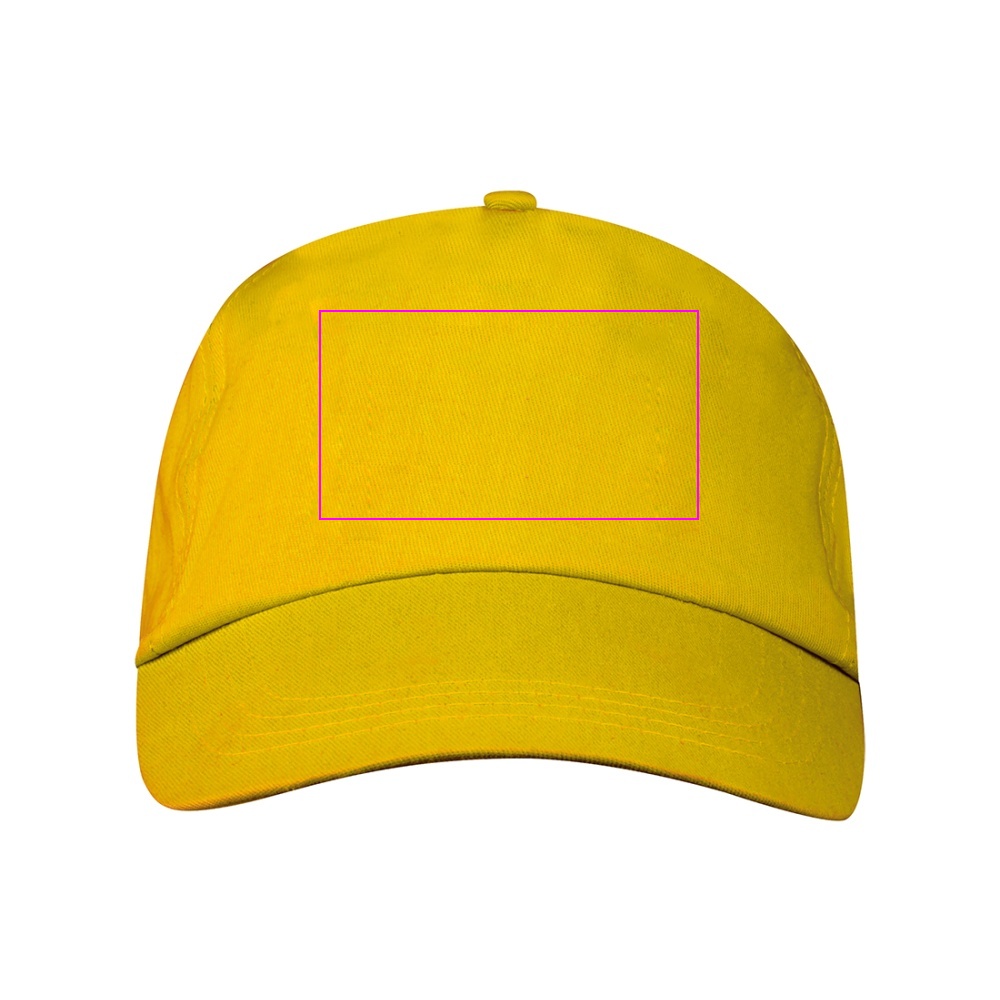 Cotton 5-panel baseball cap 170 g/m² MEGAN