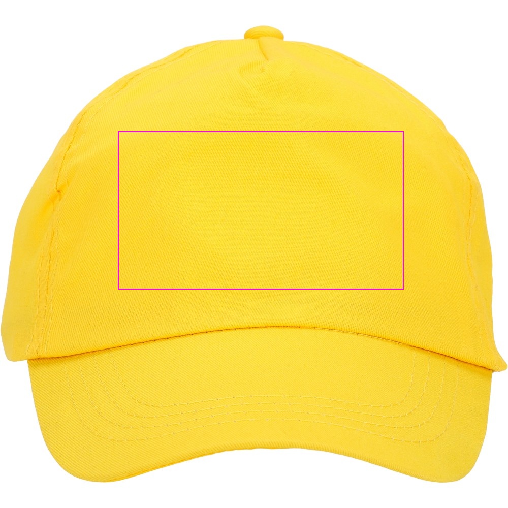 Cotton 5-panel baseball cap 170 g/m² MEGAN