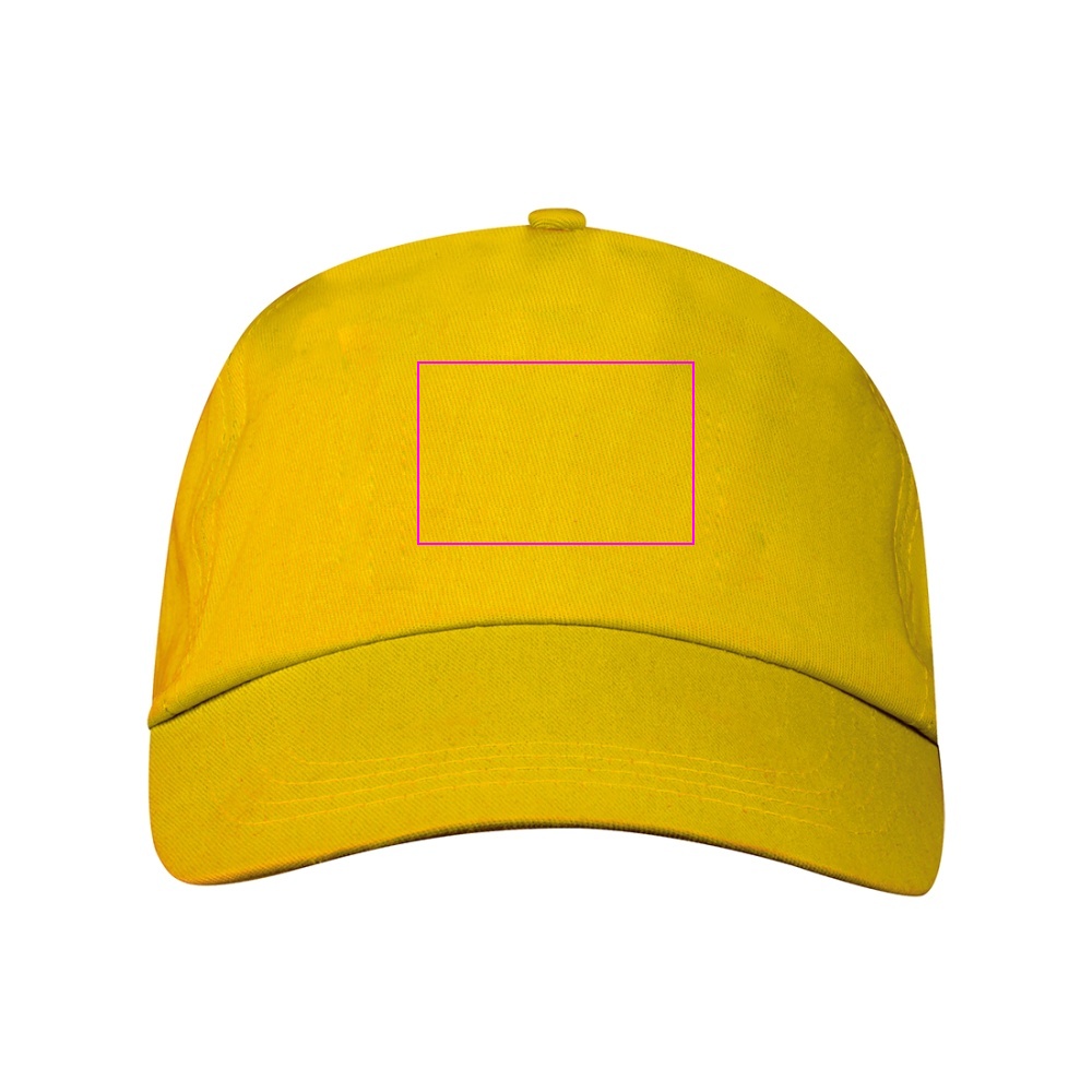 Cotton 5-panel baseball cap 170 g/m² MEGAN