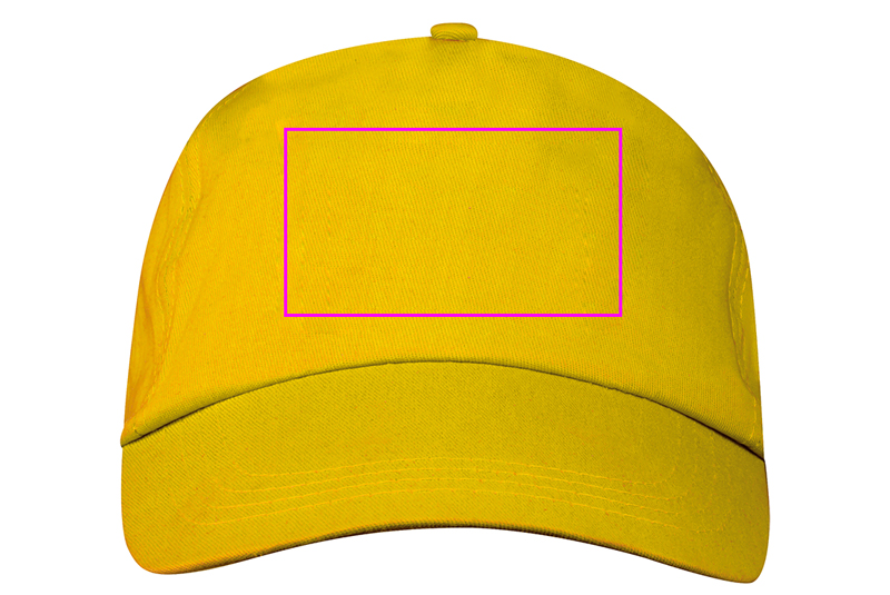 Cotton 5-panel baseball cap 170 g/m² MEGAN