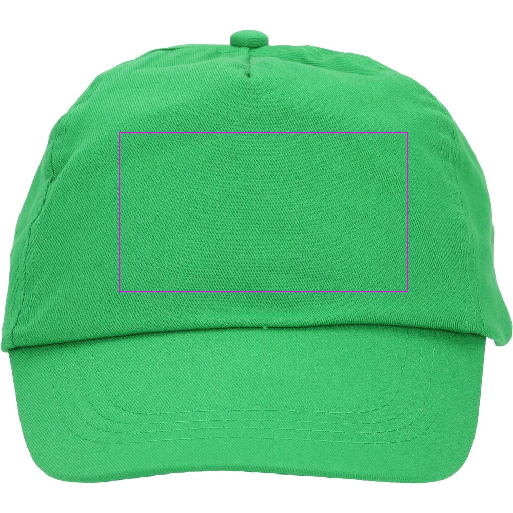 Cotton 5-panel baseball cap 170 g/m² MEGAN