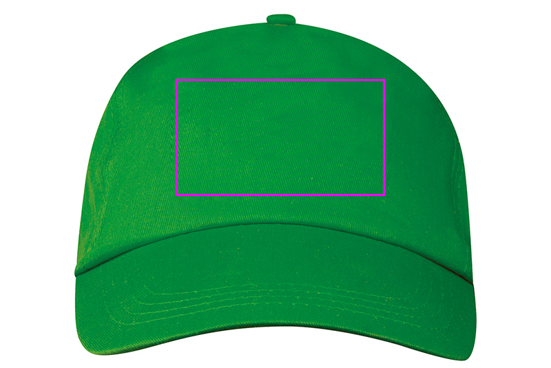 Cotton 5-panel baseball cap 170 g/m² MEGAN