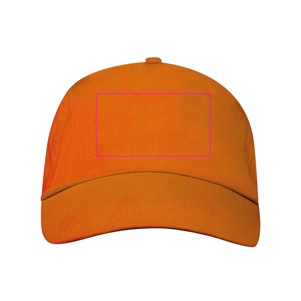Cotton 5-panel baseball cap 170 g/m² MEGAN
