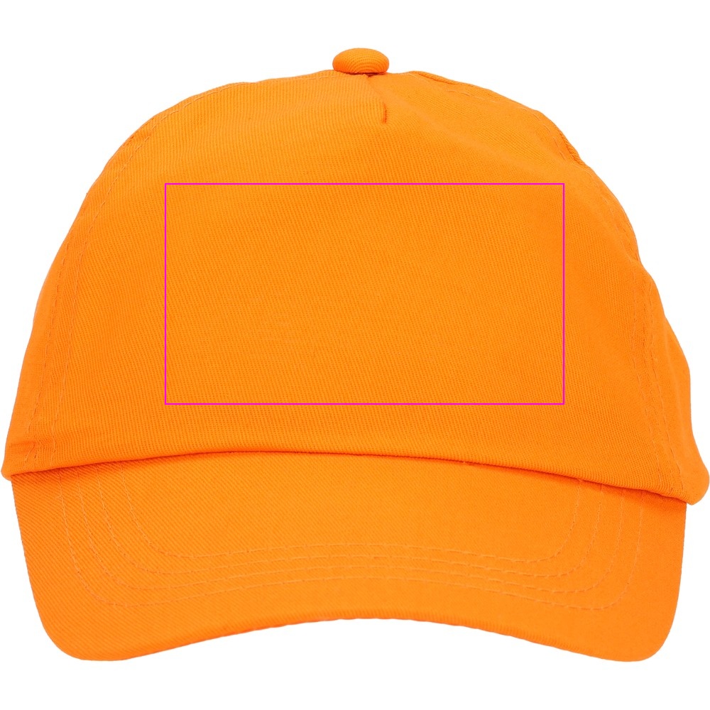 Cotton 5-panel baseball cap 170 g/m² MEGAN