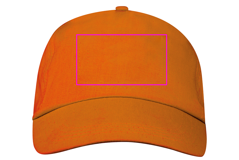 Cotton 5-panel baseball cap 170 g/m² MEGAN