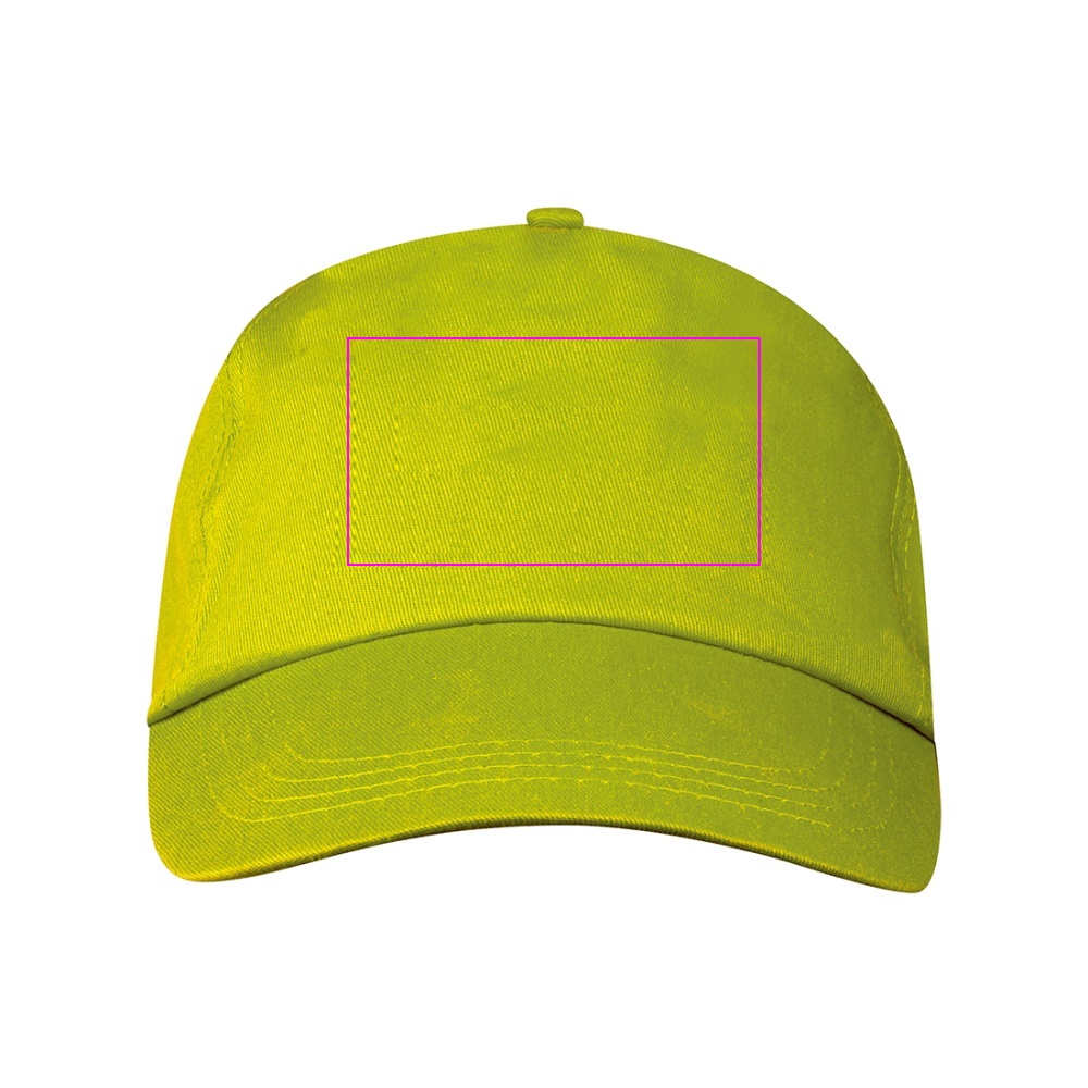 Cotton 5-panel baseball cap 170 g/m² MEGAN