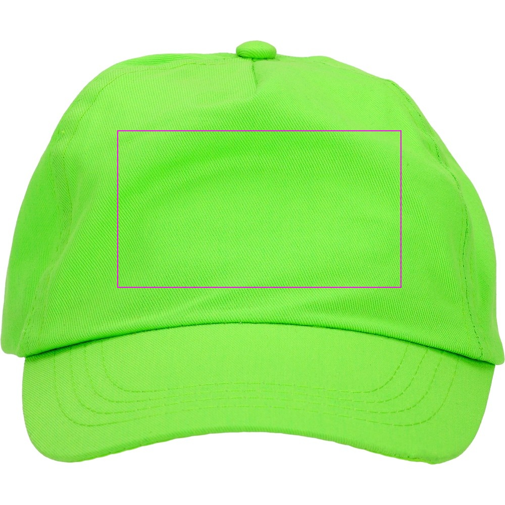 Cotton 5-panel baseball cap 170 g/m² MEGAN