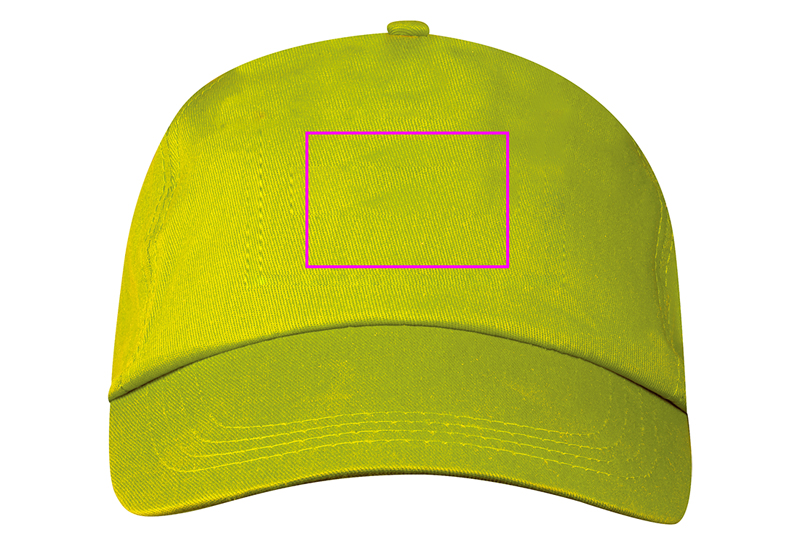 Cotton 5-panel baseball cap 170 g/m² MEGAN