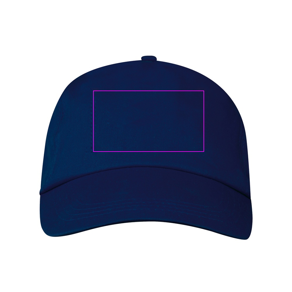 Cotton 5-panel baseball cap 170 g/m² MEGAN