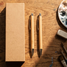 Writing set with pen and mechanical pencil SIEGLINDE