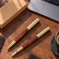 Writing set rollerball and fountain pen SANTIAGO