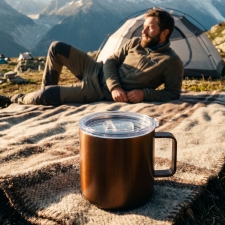 Steel thermal mug 300 ml MAGNUS