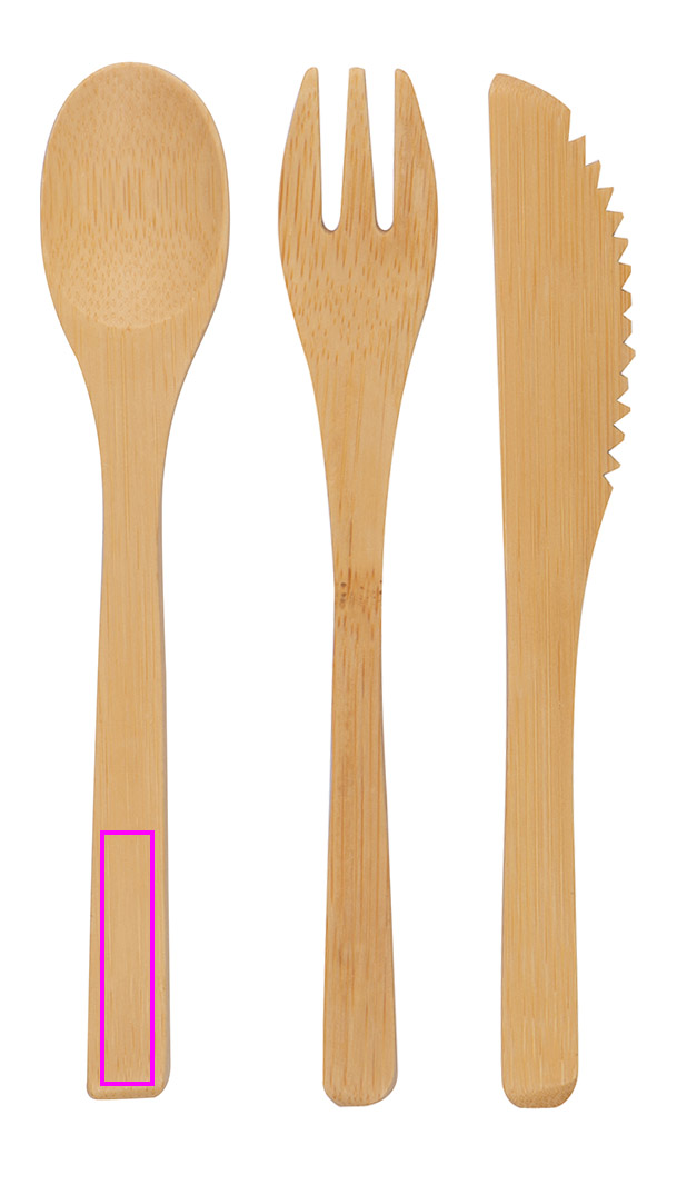 Bamboo cutlery set GREGOR