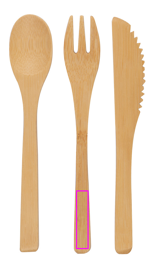 Bamboo cutlery set GREGOR