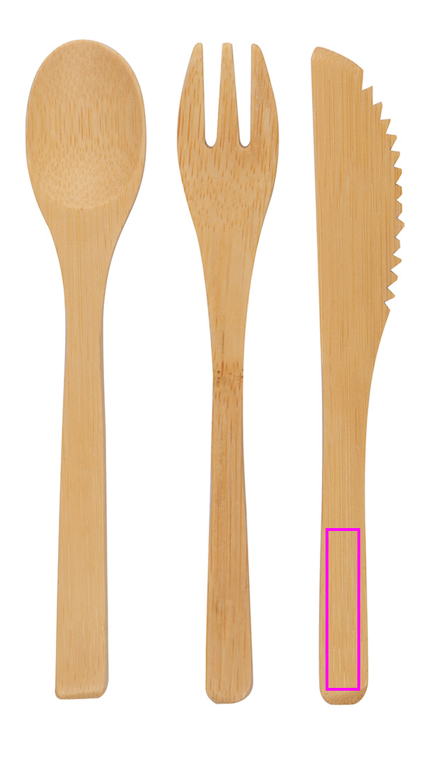 Bamboo cutlery set GREGOR