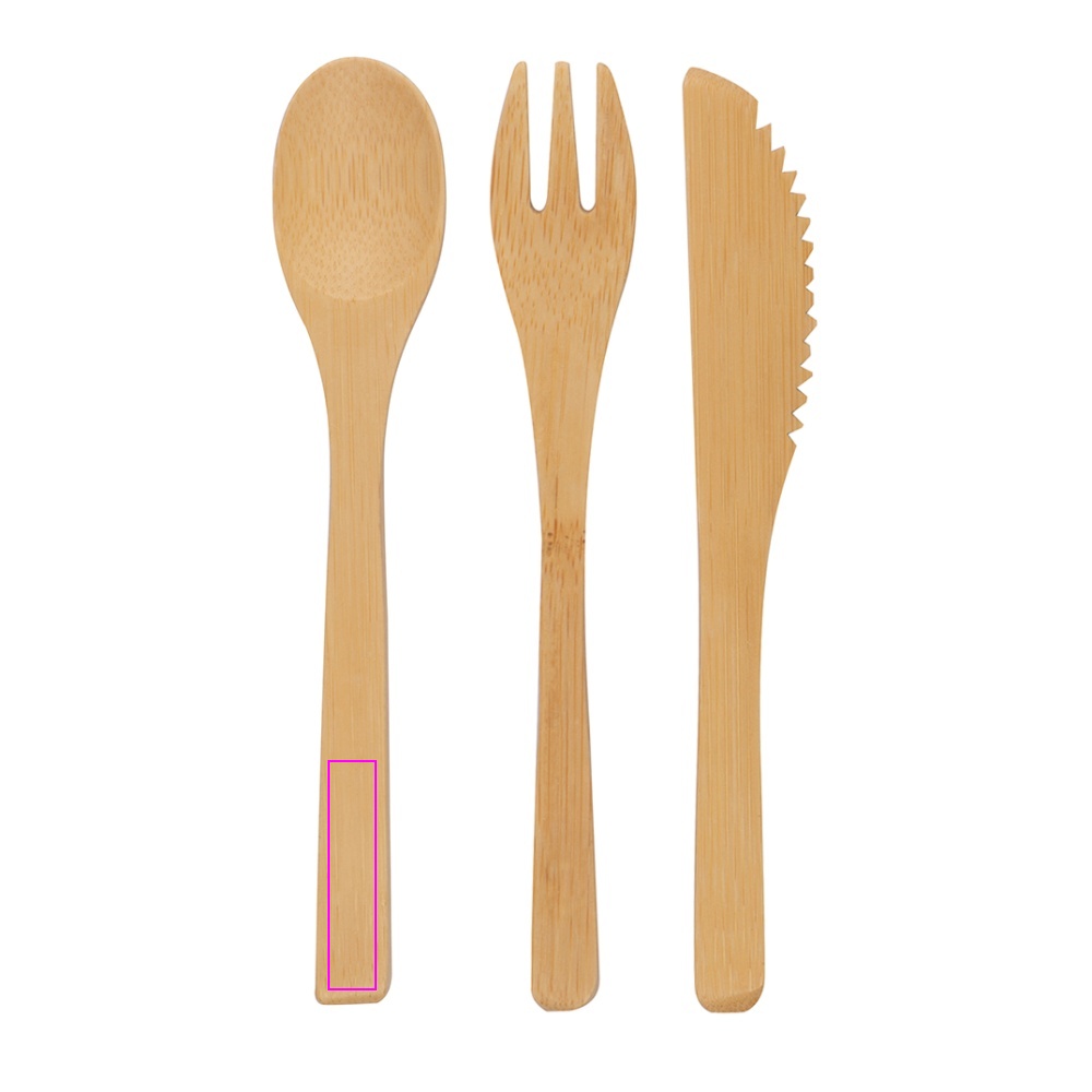 Bamboo cutlery set GREGOR