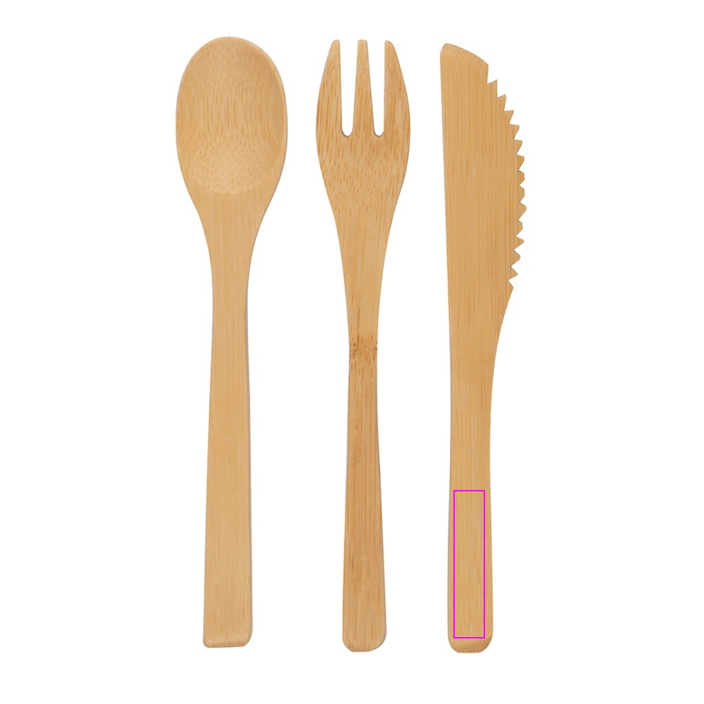 Bamboo cutlery set GREGOR