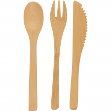 Bamboo cutlery set GREGOR