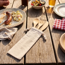 Bamboo cutlery set GREGOR