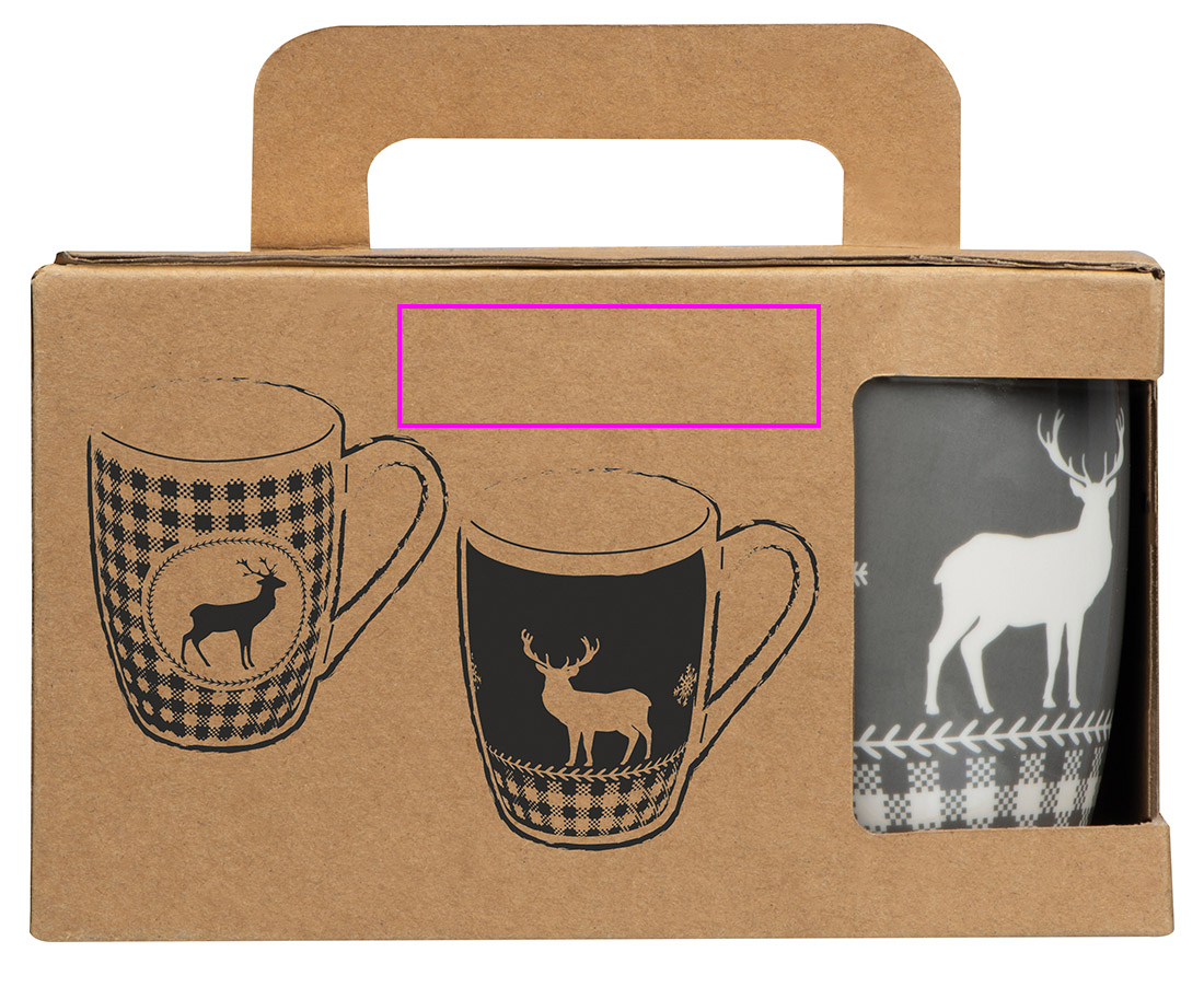 Set of 2 Christmas porcelain mugs 300 ml ARMIN