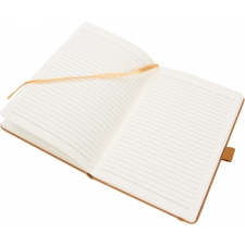 A5 lined notebook made of recycled leather TRACY