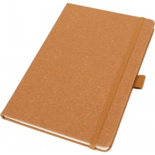 A5 lined notebook made of recycled leather TRACY