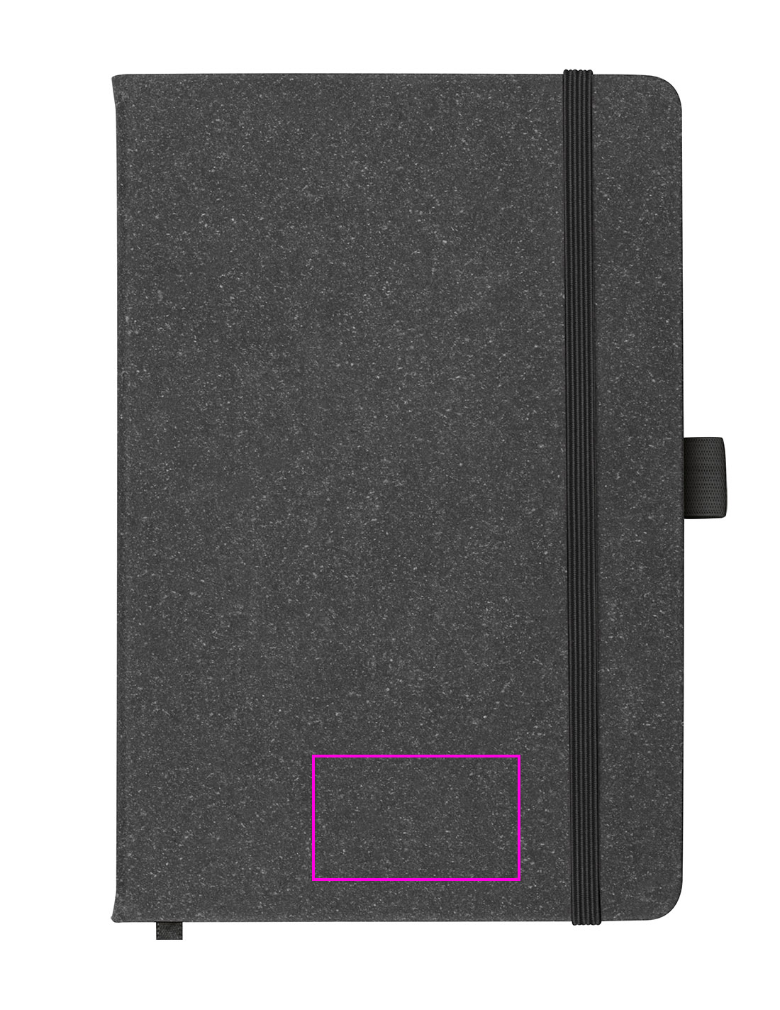 A5 lined notebook made of recycled leather TRACY