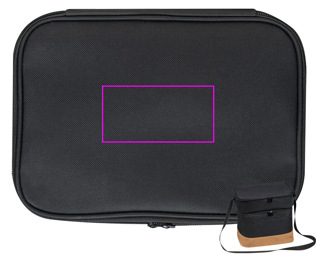 Thermal bag RPET for 6 cans 500 ml WOLFGANG