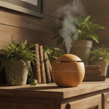 Air humidifier with LED light 130 ml ROSALIE