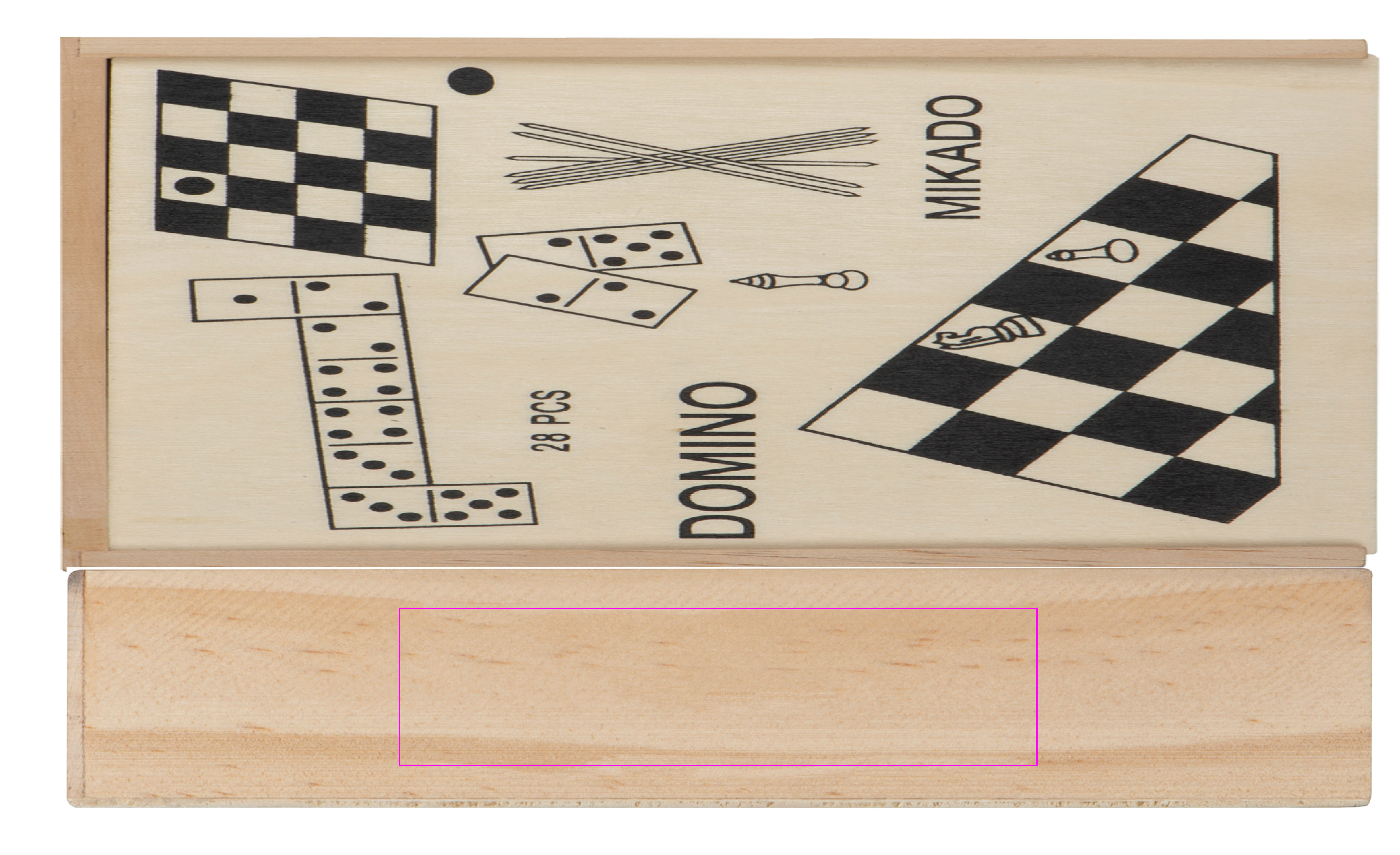 Games chess, checkers, mikado, domino WINIFRED