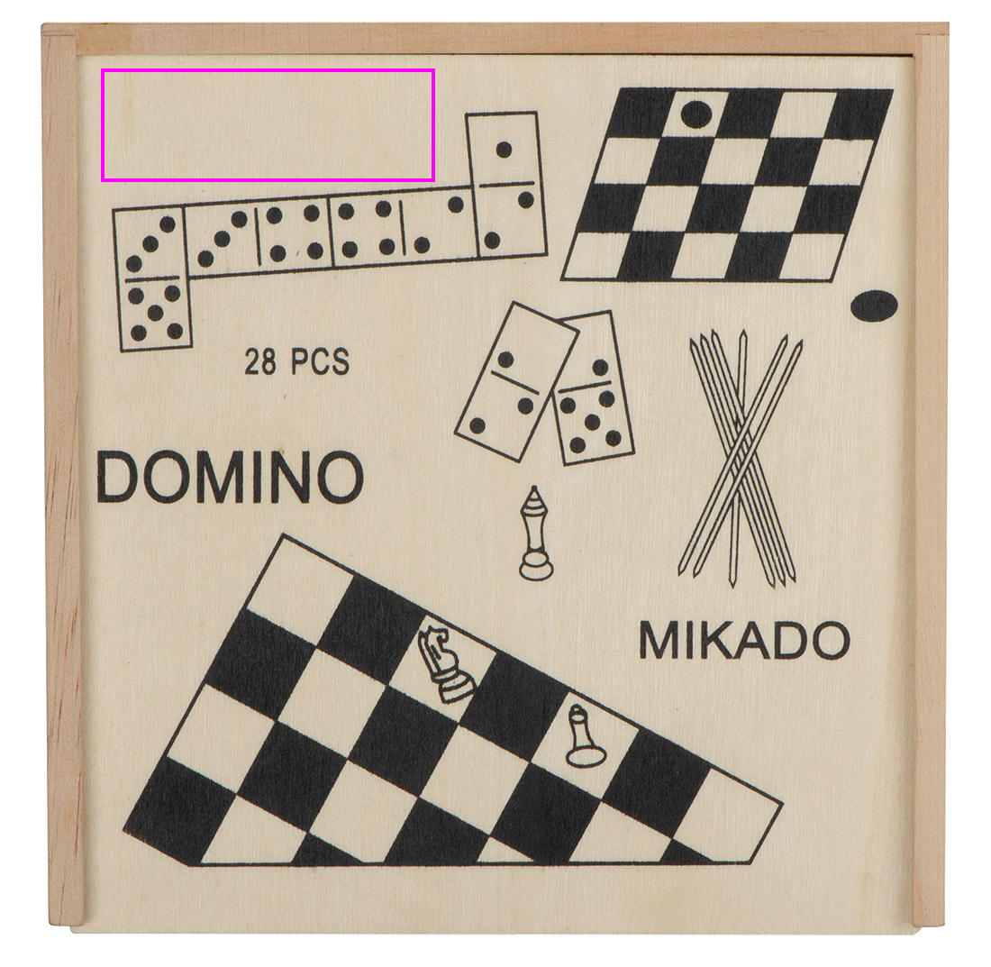 Games chess, checkers, mikado, domino WINIFRED
