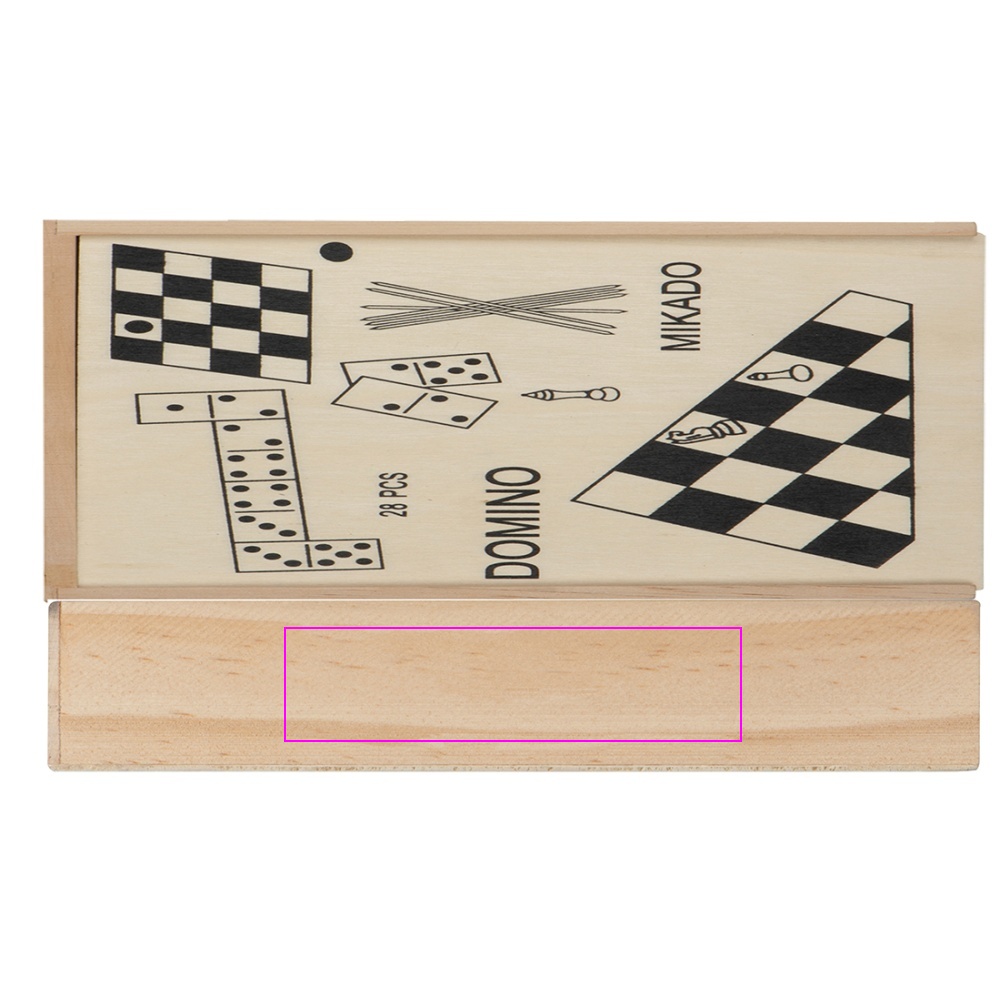Games chess, checkers, mikado, domino WINIFRED