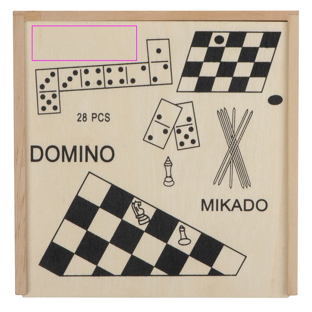 Games chess, checkers, mikado, domino WINIFRED