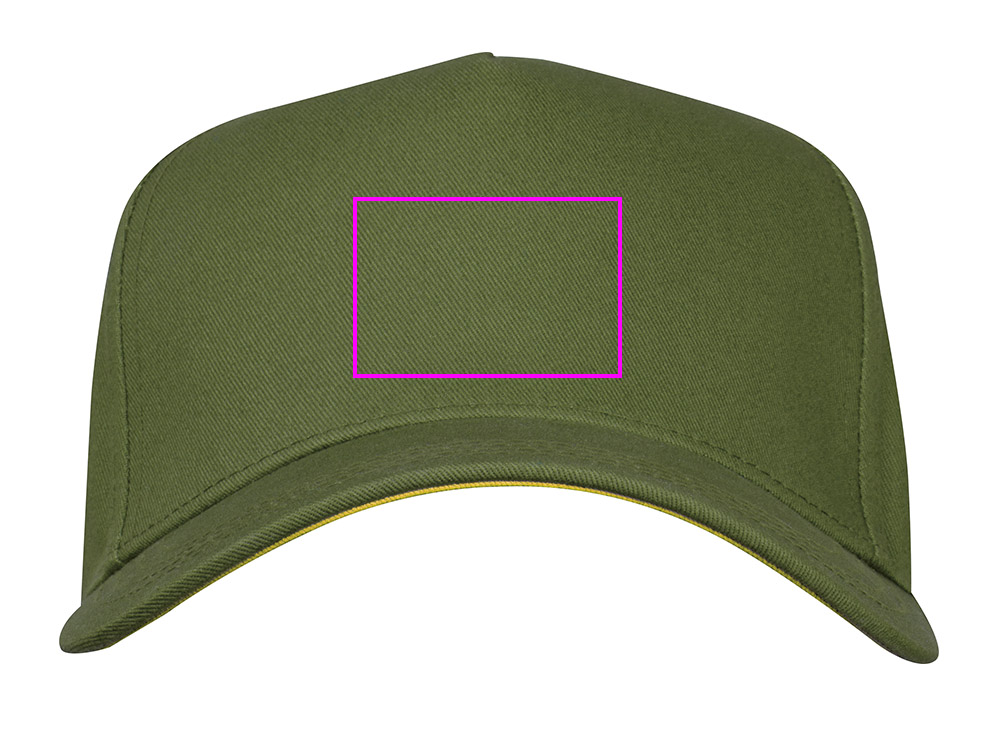 Cotton 5-panel baseball cap 290 g/m² AXEL