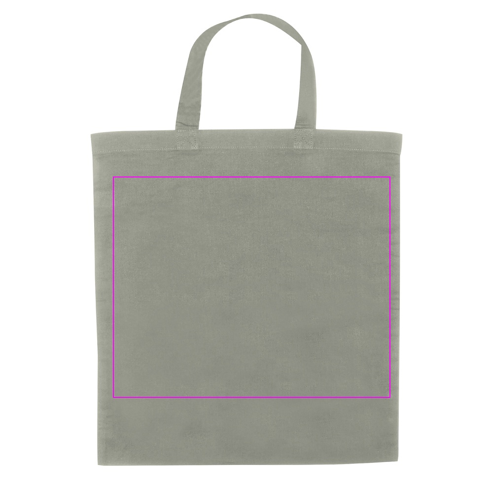 Cotton bag with short handle 140 g/m² MARSHALL