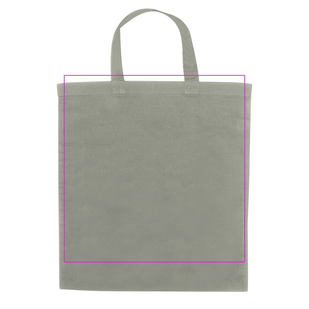 Cotton bag with short handle 140 g/m² MARSHALL