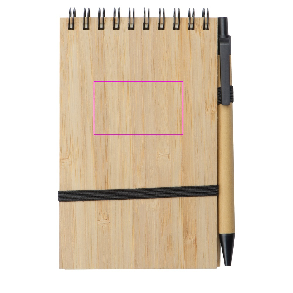 Notebook A6 blank with pen ELSA