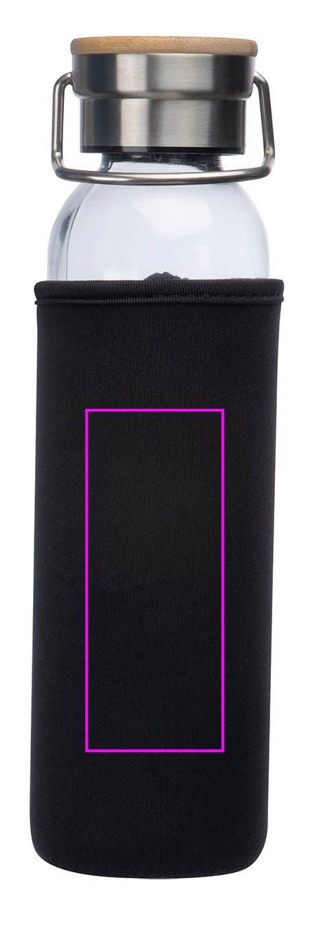 Glass bottle with sleeve 600 ml RAMONA