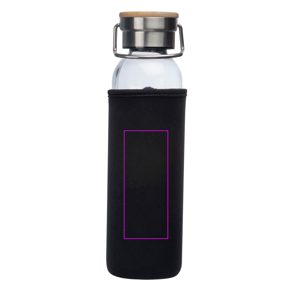 Glass bottle with sleeve 600 ml RAMONA