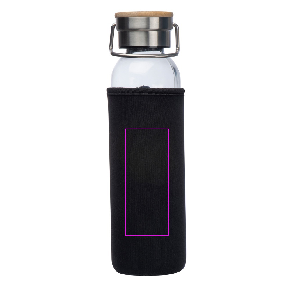 Glass bottle with sleeve 600 ml RAMONA
