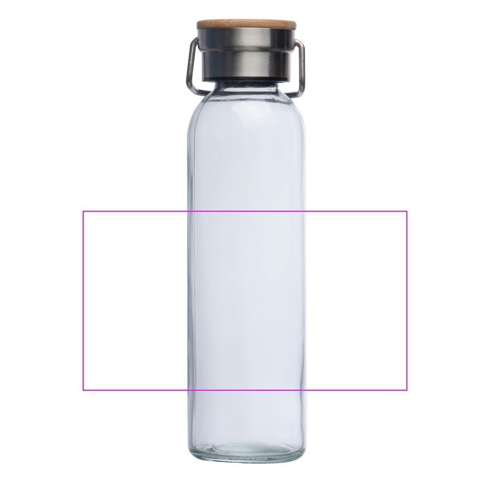 Glass bottle with sleeve 600 ml RAMONA