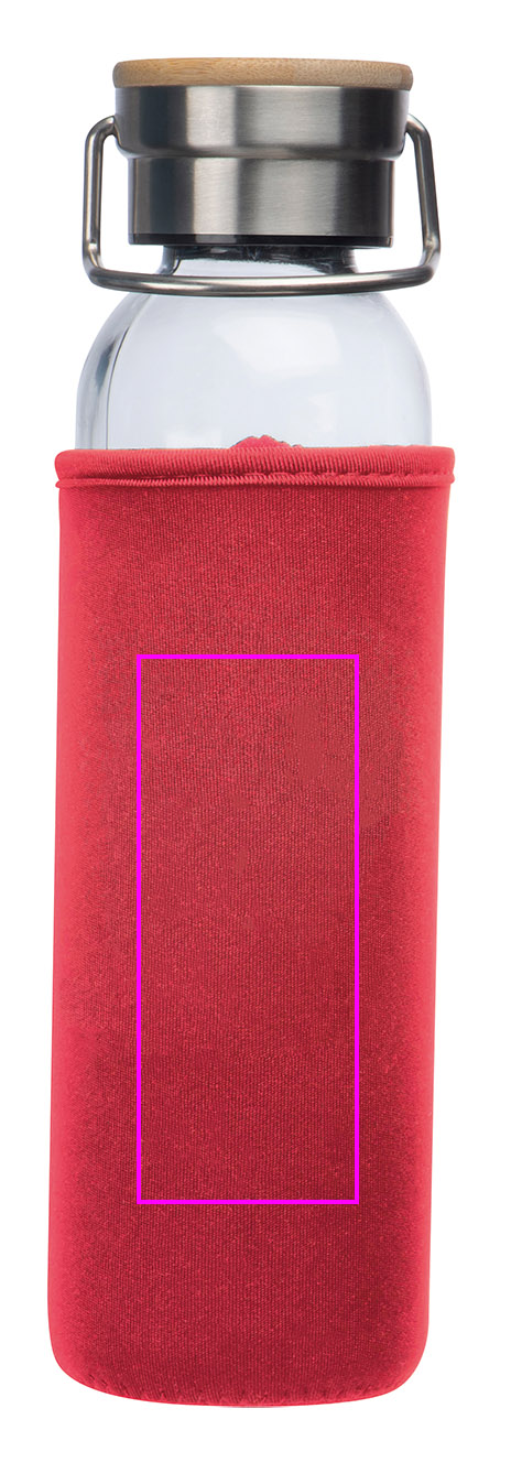 Glass bottle with sleeve 600 ml RAMONA