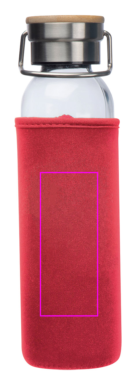 Glass bottle with sleeve 600 ml RAMONA