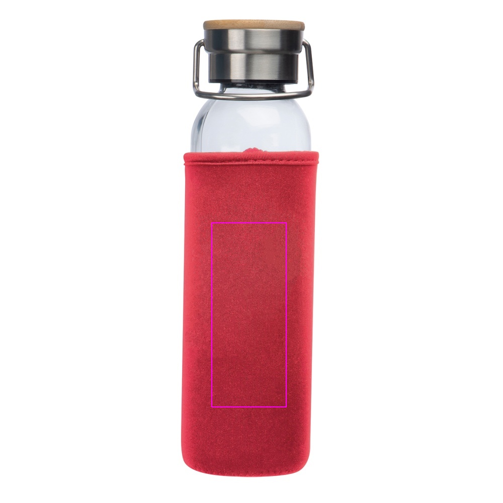 Glass bottle with sleeve 600 ml RAMONA