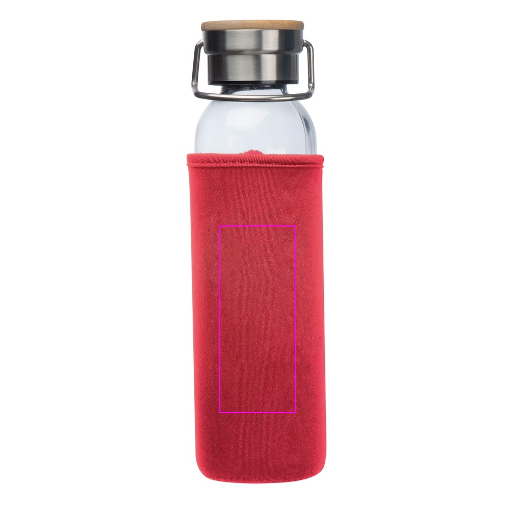 Glass bottle with sleeve 600 ml RAMONA